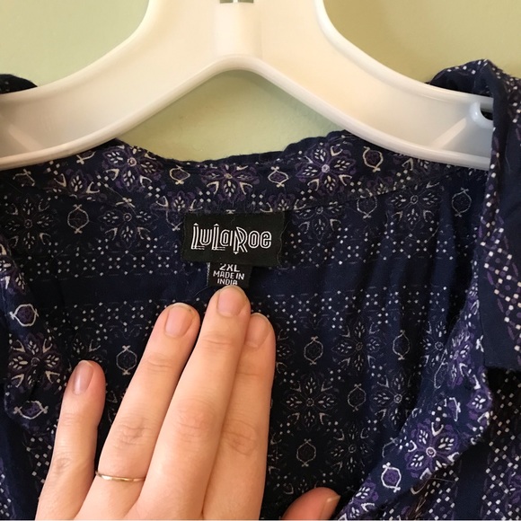 Shirt Dress with Pockets, LuLaRoe, 2XL - Picture 3 of 6